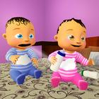 Real Twins Baby Simulator 3D ไอคอน
