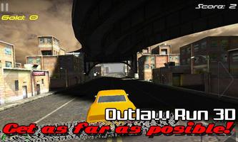 Outlaw run 3D - Racing Cars capture d'écran 1