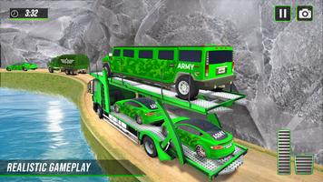 Army Cargo Transport Games Affiche