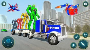 Robot Battle: Police Car Games capture d'écran 3