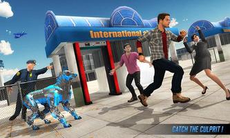 Modern Police Dog Transform Robot Shooting Games screenshot 1