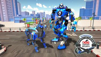Modern Police Dog Transform Robot Shooting Games screenshot 3