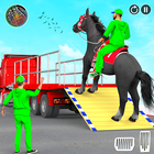 Camion simulateur d'animaux 3D icône