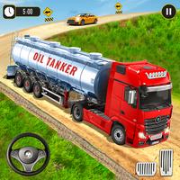Real Truck Oil Tanker Games Affiche