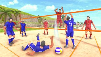 Volleyball 3D Offline Sim Game โปสเตอร์
