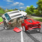 자동차 충돌 사고 시뮬레이터 아이콘