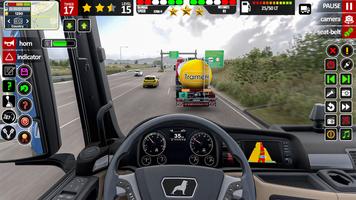 US Cargo Truck: 3D City Truck poster