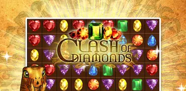 鑽石沖突 - 匹配3寶石遊戲