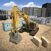 Bandar pembinaan simulator 3D ikon