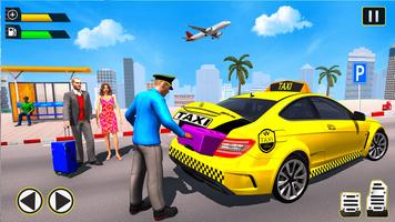 Taxi Simulator : Taxi Games 3D постер