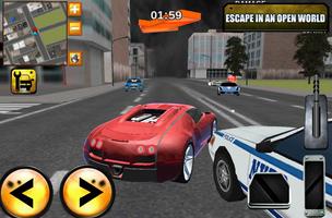 Crazy Driver Gangster City 3D Affiche