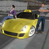 Louco Taxi Driver Dever 3D ícone