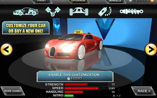 Louco Taxi Driver Dever 3D imagem de tela 2