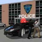 Suç Şehri Gerçek Polis Sürücü simgesi