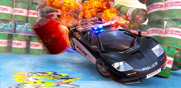 Police Car Stunts Racing Games