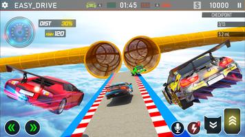Crazy Car Stunt: Ramp Car Game 截图 1