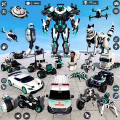 Ambulance Robot Transform Game XAPK download
