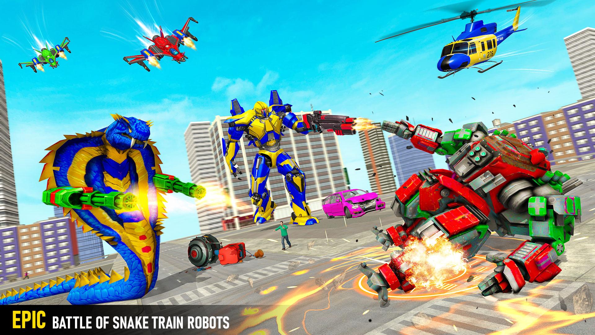 Snake Robot Train Transforming - War Robot Games for Android - APK Download