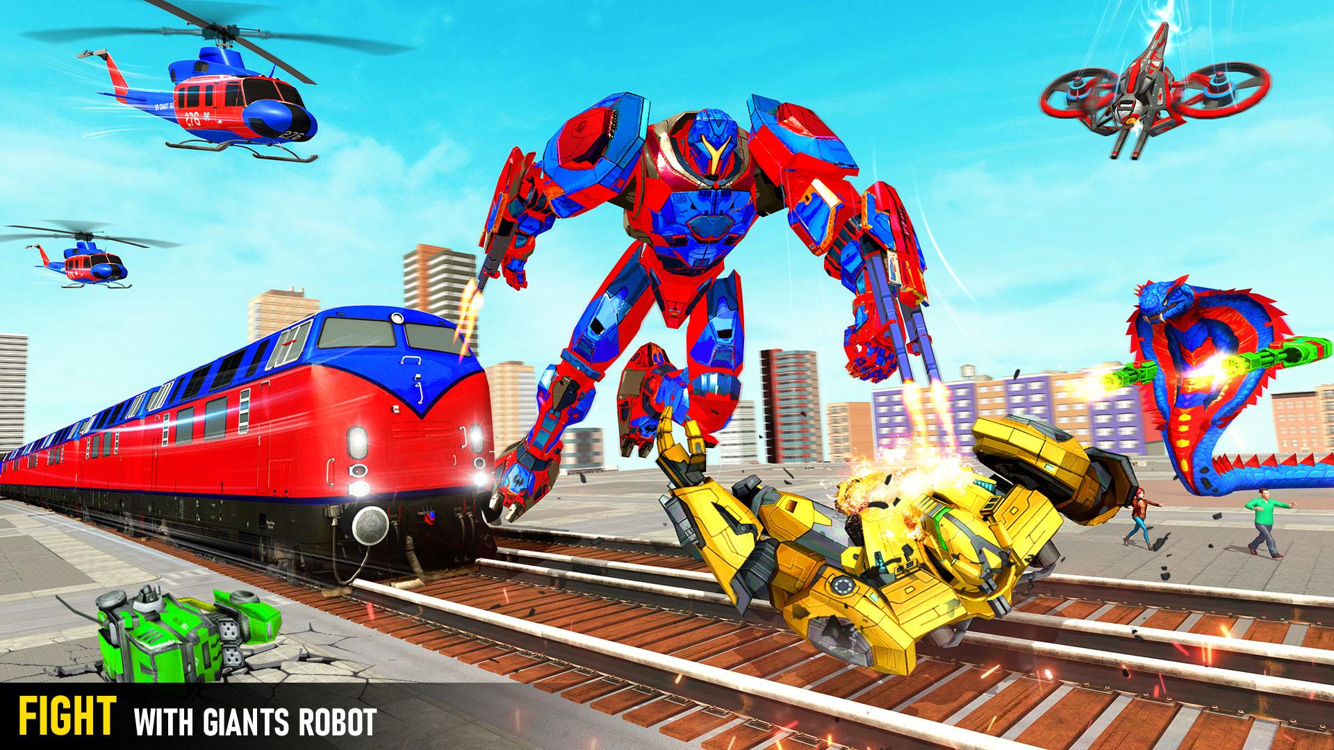 Snake Robot Train Transforming - War Robot Games for Android - APK Download
