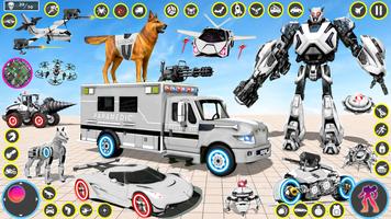 پوستر بازی ربات سگ آمبولانس ارتش