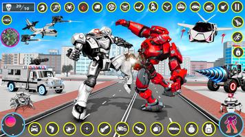 juego de robot de ambulancia Poster
