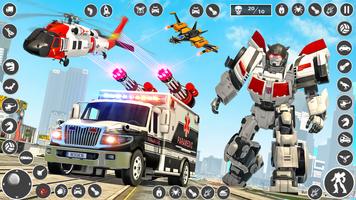 juego de robot de ambulancia captura de pantalla 1