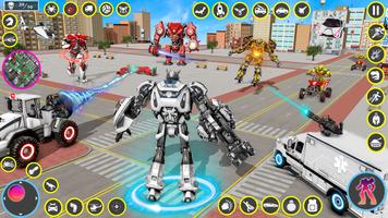 Ambulance Robot Transform Game screenshot 2