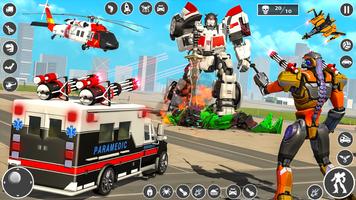 juego de robot de ambulancia captura de pantalla 3