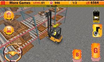 Extreme forklift challenge 3D capture d'écran 3