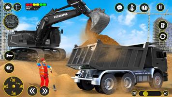 Heavy Excavator Simulator Game plakat