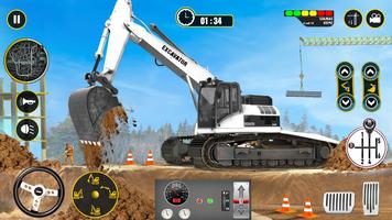 Heavy Excavator Simulator Game ảnh chụp màn hình 1