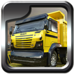 Heavy dump truck 3D parking