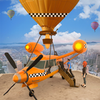Flying Taxi Simulator: Air Balloon Taxi Driving 3D icône