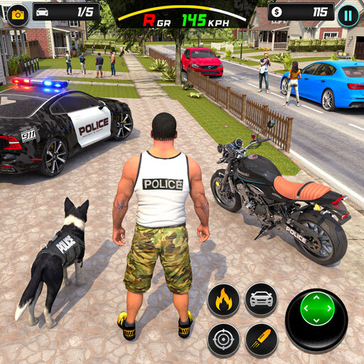 Police Bike Chase Simulator