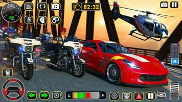 Bike Chase 3D Police Car Games स्क्रीनशॉट 3