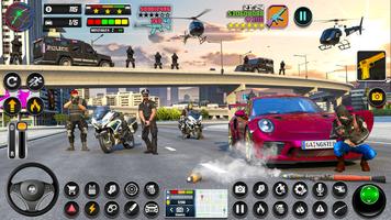 Bike Chase 3D Police Car Games पोस्टर