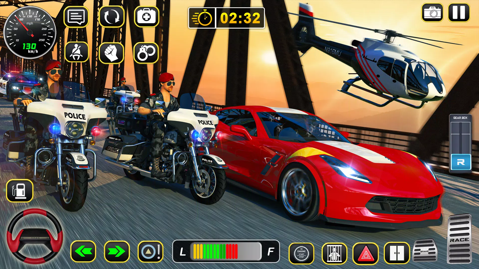 polícia moto perseguição de bicicleta - jogos - Download do APK para  Android