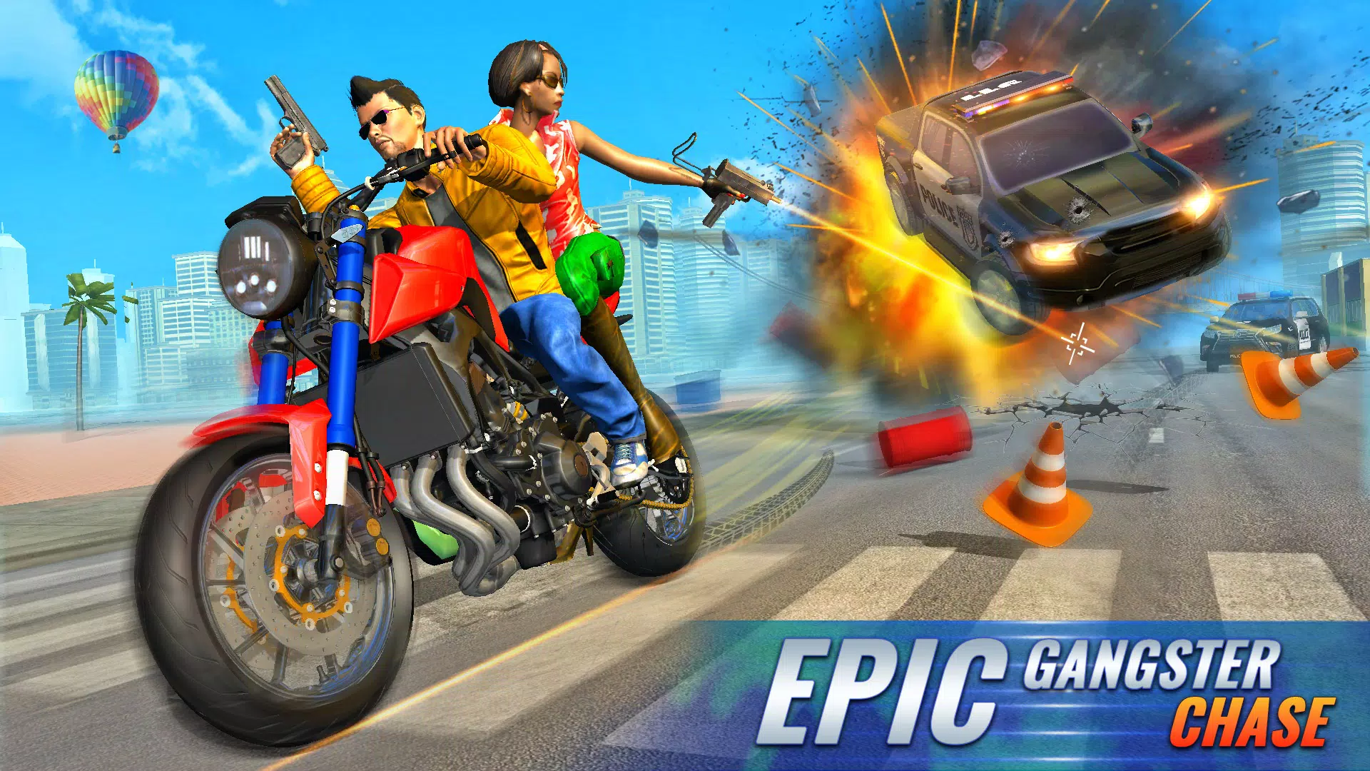 polícia moto perseguição de bicicleta - jogos - Download do APK para  Android