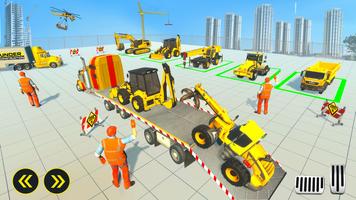 工程车辆卡车运输游戏：城市建设模拟器 海報