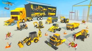 工程车辆卡车运输游戏：城市建设模拟器 截圖 2