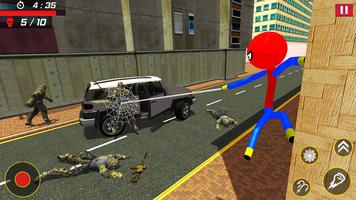 Flying Stickman Spider Rope Su imagem de tela 2