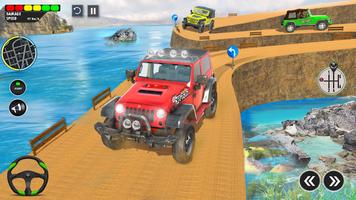 Offroad Jeep Driving Car Games captura de pantalla 3