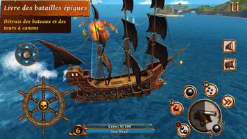 Navires de Bataille - Pirates Affiche