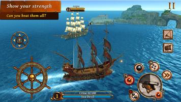 عصر القراصنة معركة سفينة حربية تصوير الشاشة 2