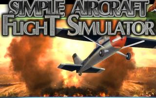 Simulateur de vol du Cessna 3D Affiche