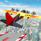 ikon Airplane Mega Ramp Stunt Games