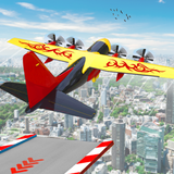 Airplane Mega Ramp Stunt Games icône