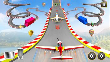 Airplane Mega Ramp Stunt Games Affiche