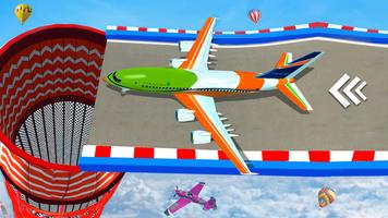 Airplane Mega Ramp Stunt Games تصوير الشاشة 1