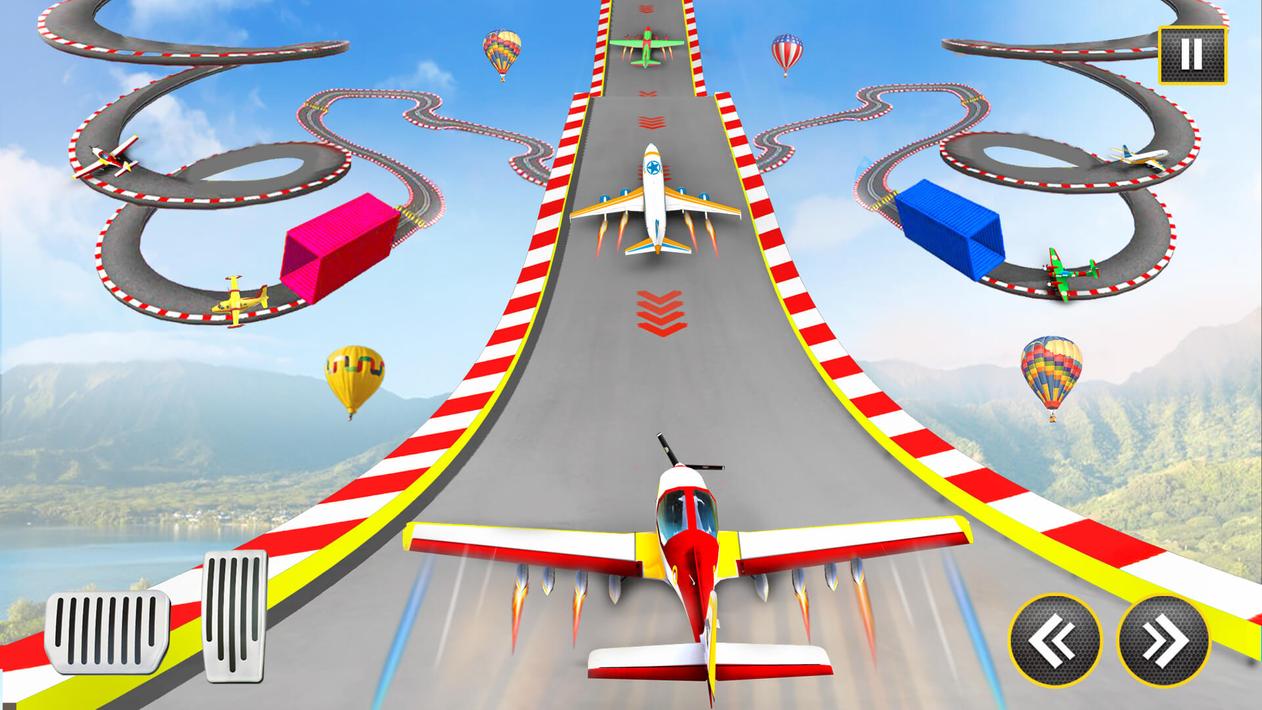 Crazy Ramps Aeroplane Game screenshot 6